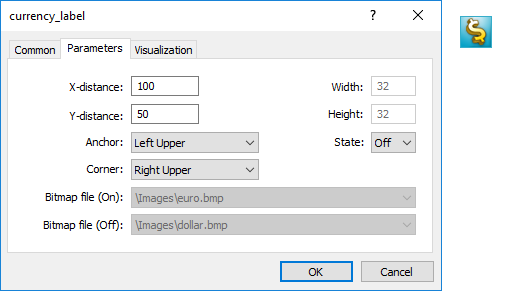 Properties of the OBJ_BITMAP_LABEL object